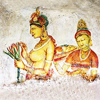 Sigiriya frescoe female