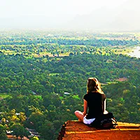 Vie from the top of Sigiriya