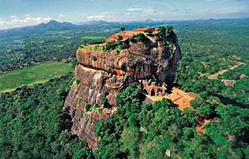 Arial View of Sigiriya today