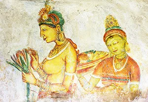 sigiriya frescoes flaws